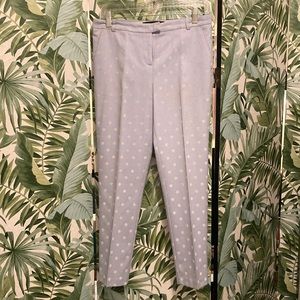 Topshop petite baby blue dotted pants